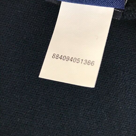 Chaps Ruffle Trim Tank Top Women's XL Navy Stretch Knit Summer Career Casual - Picture 10 of 10